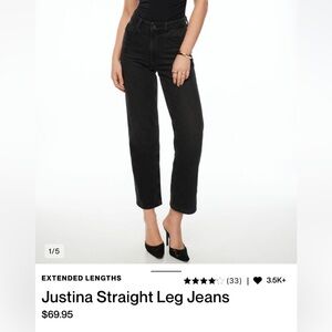 Dynamite Justina Straight Leg Jeans